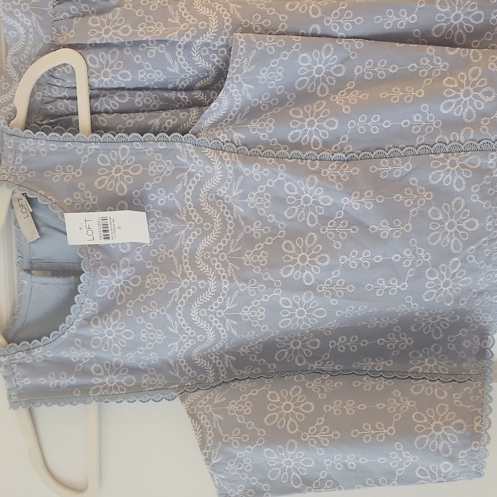 Loft Blue Floral Two-Piece Set - Picture 2 of 5